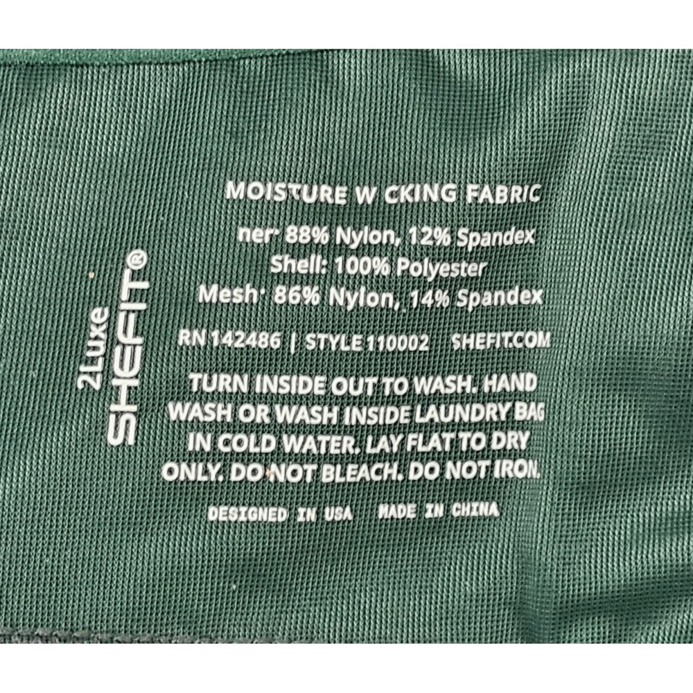 Shefit Ultimate High Impact Sports Bra Green size 2XL (2Luxe) Mesh Laundry Bag - Picture 3 of 4
